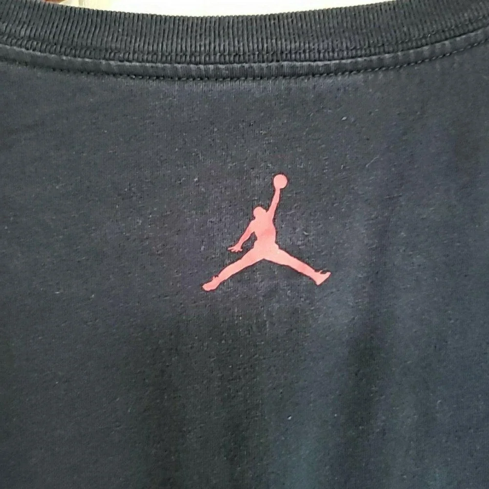 Jordan Shirt Mens Medium Black Pay To Play Sneaker Graphic Tee Tagless Jumpman